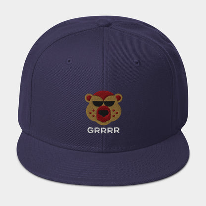 GRRRR Bear Snapback Hat