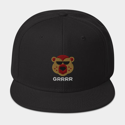 GRRRR Bear Snapback Hat