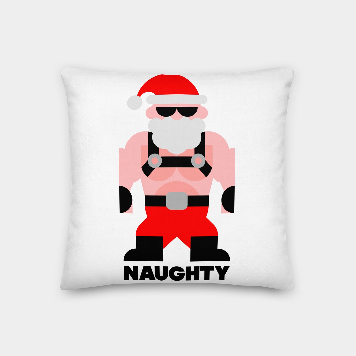 Naughty and Nice Holiday Pillow