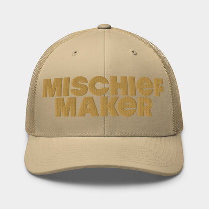 Mischief Maker Trucker Cap - Khaki