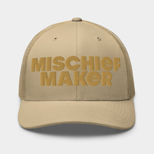 Mischief Maker Trucker Cap - Khaki