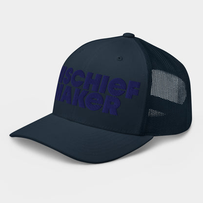 Mischief Maker Trucker Cap - Navy