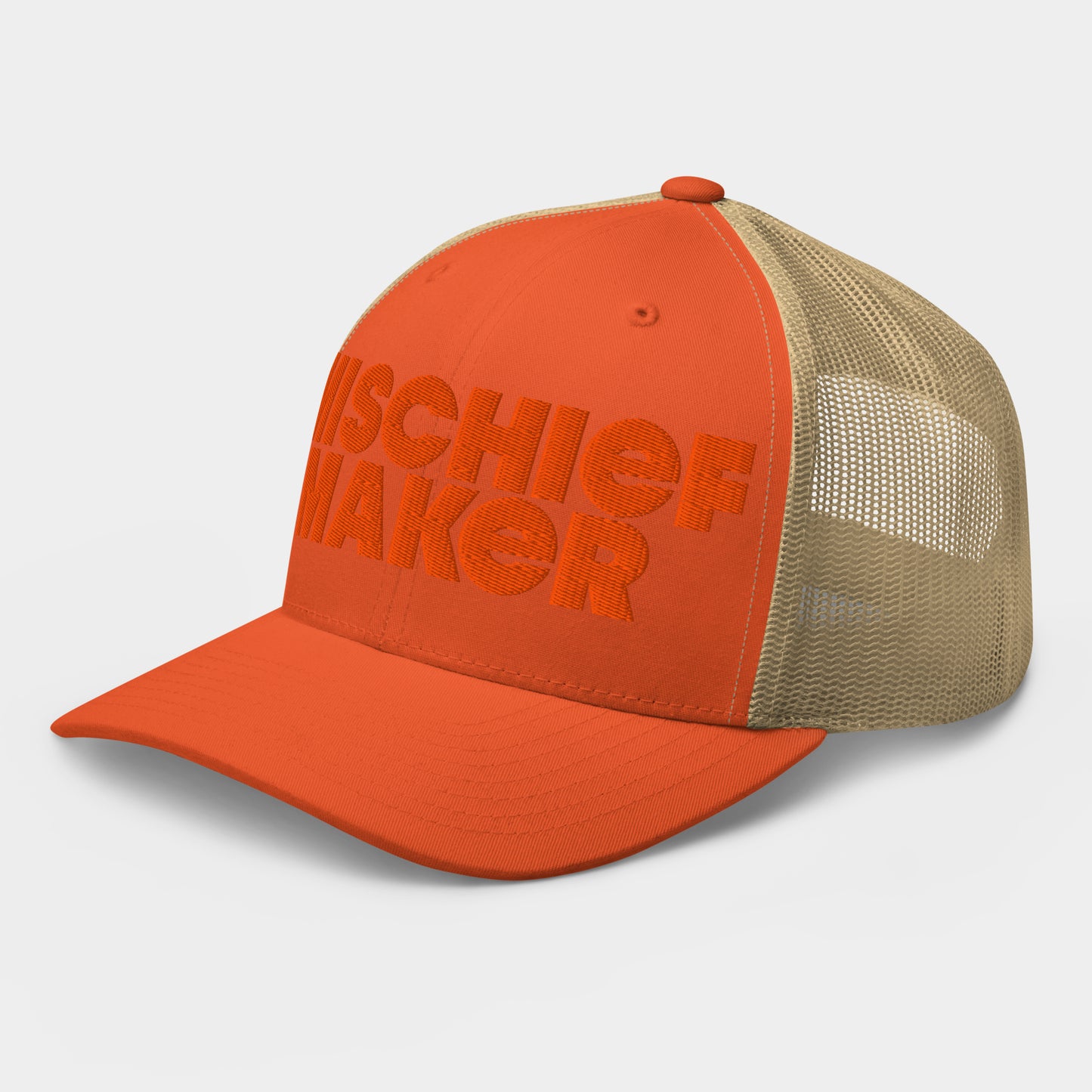 Mischief Maker Trucker Cap - Orange