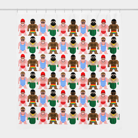 Boys of Summer Shower Curtain