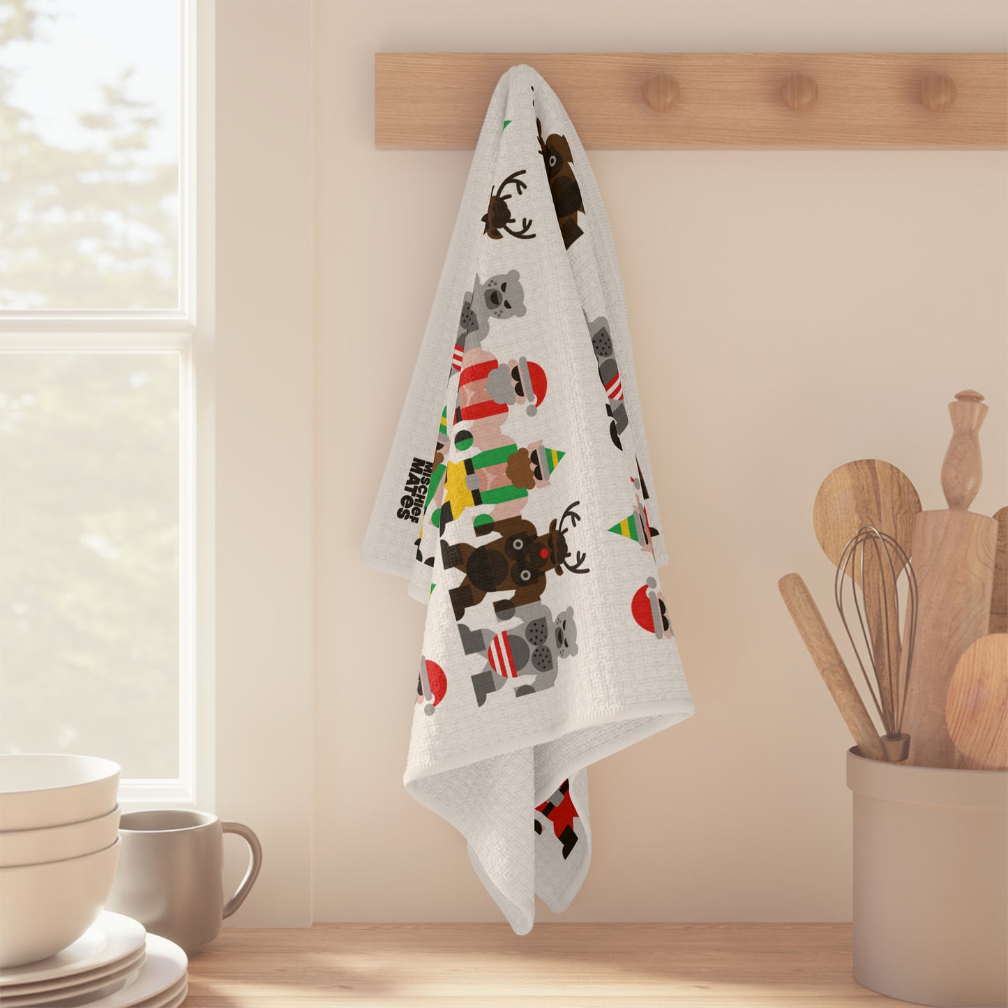 Sleigh the Holiday Tea Towel