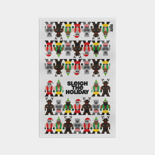 Sleigh the Holiday Tea Towel