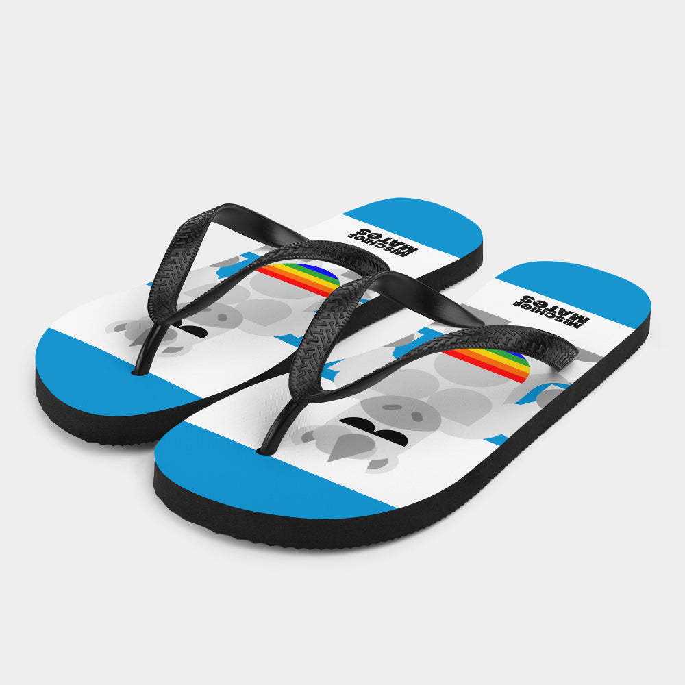 Uno the Unicorn Flip-Flops