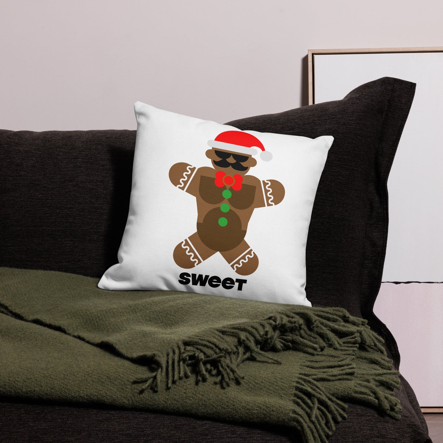 Sweet and Spicy Holiday Pillow