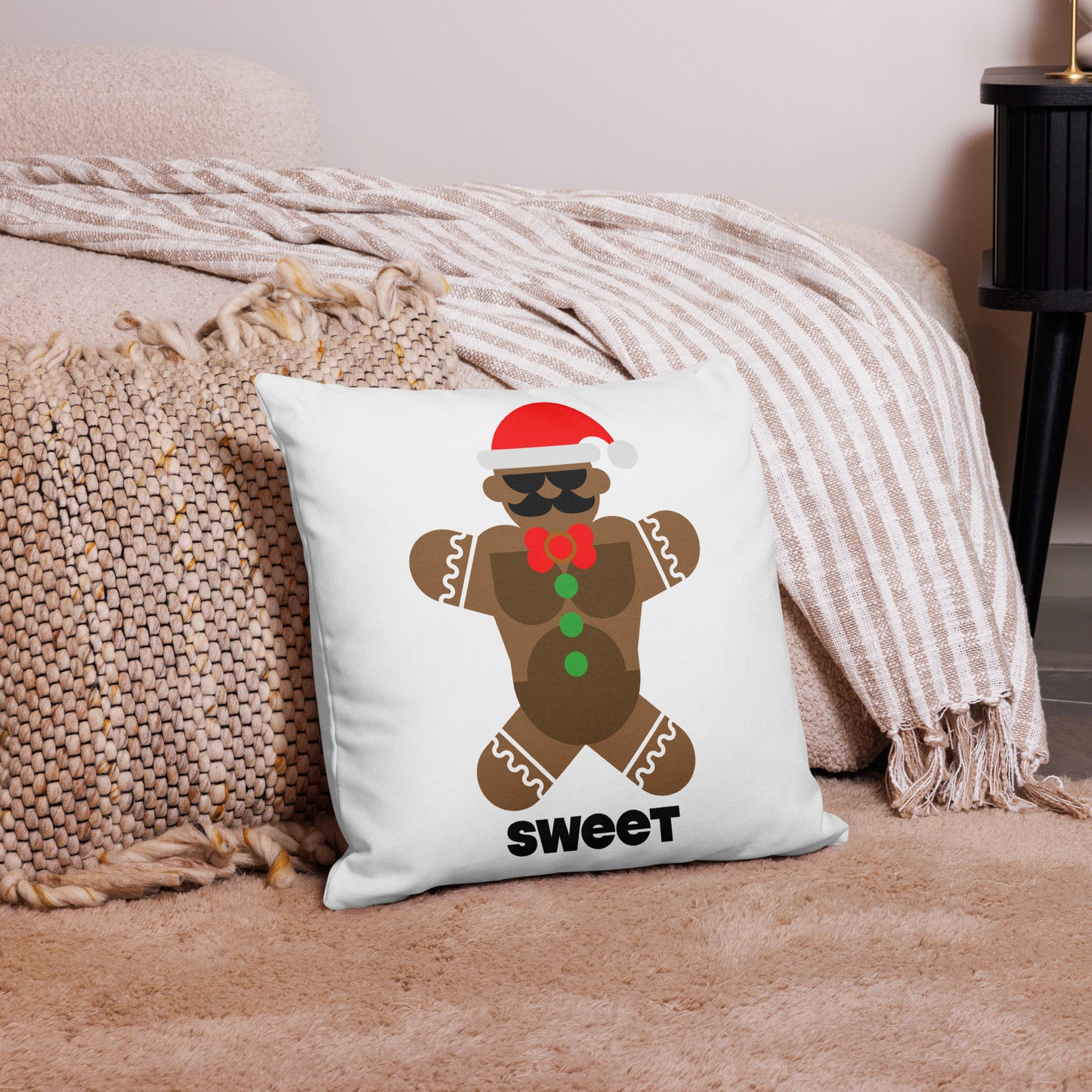 Sweet and Spicy Holiday Pillow