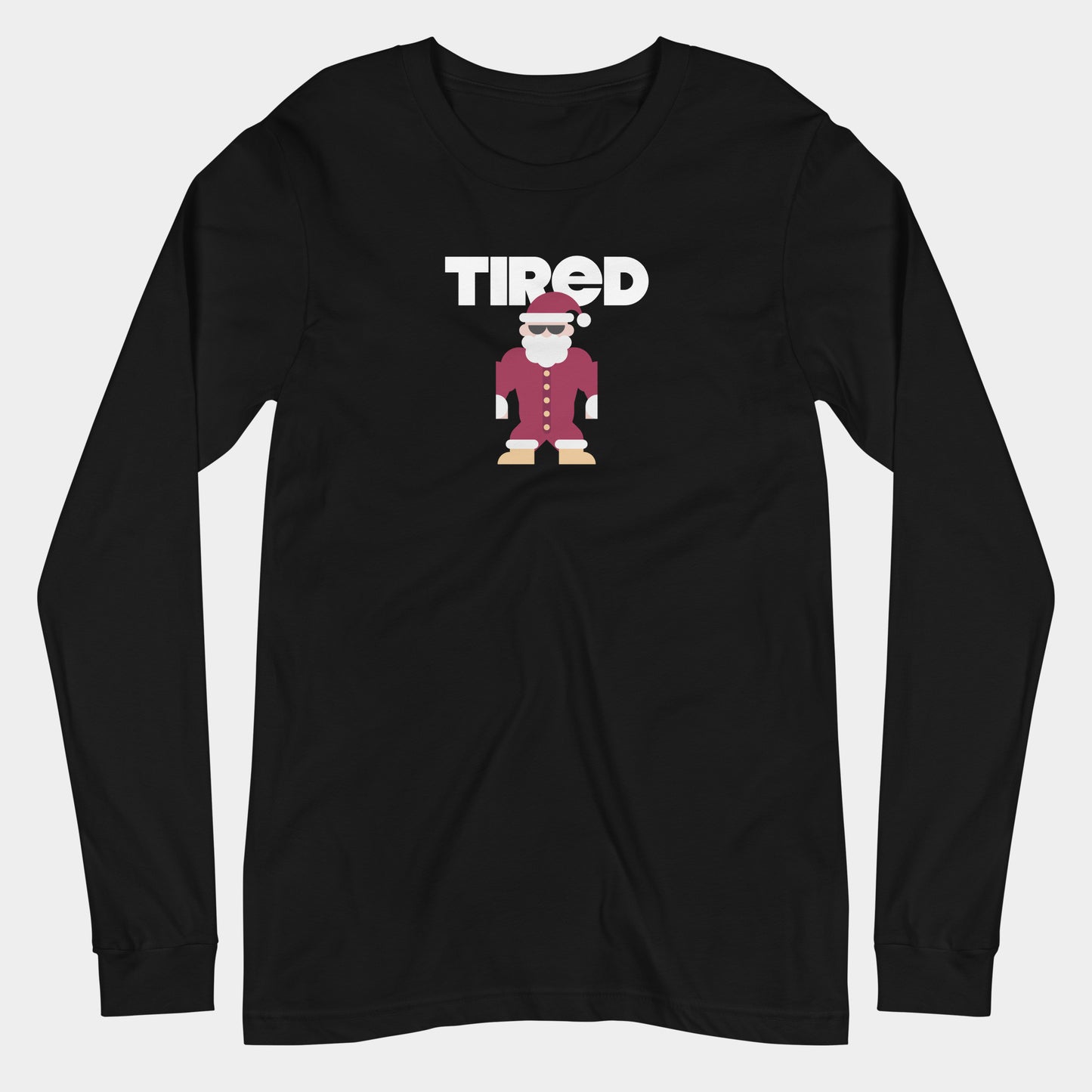 Tired Santa Long Sleeve