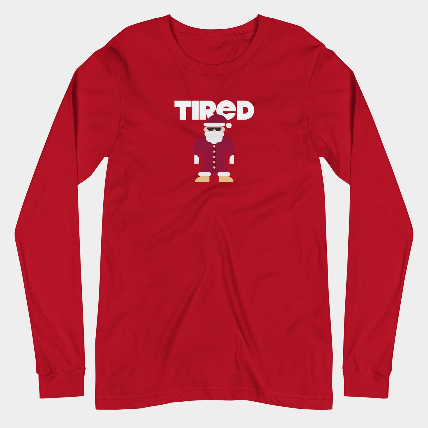 Tired Santa Long Sleeve