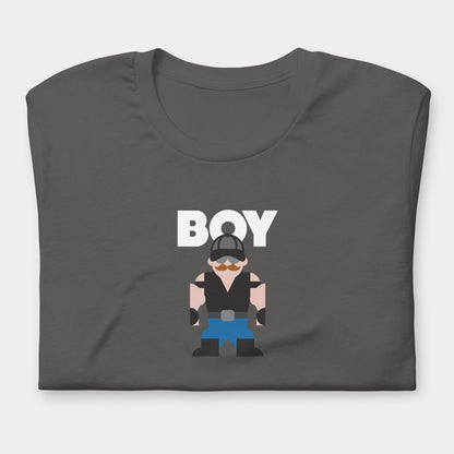 Boy Cliff on Asphalt Gray