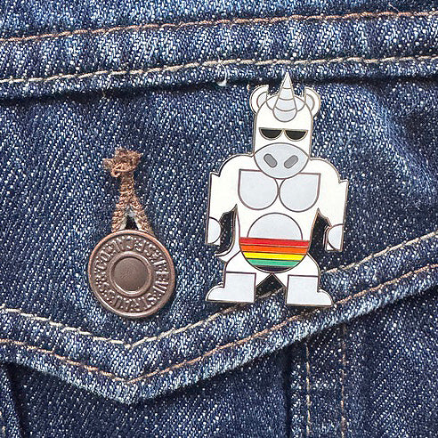 Enamel Pin Character 4-Pack