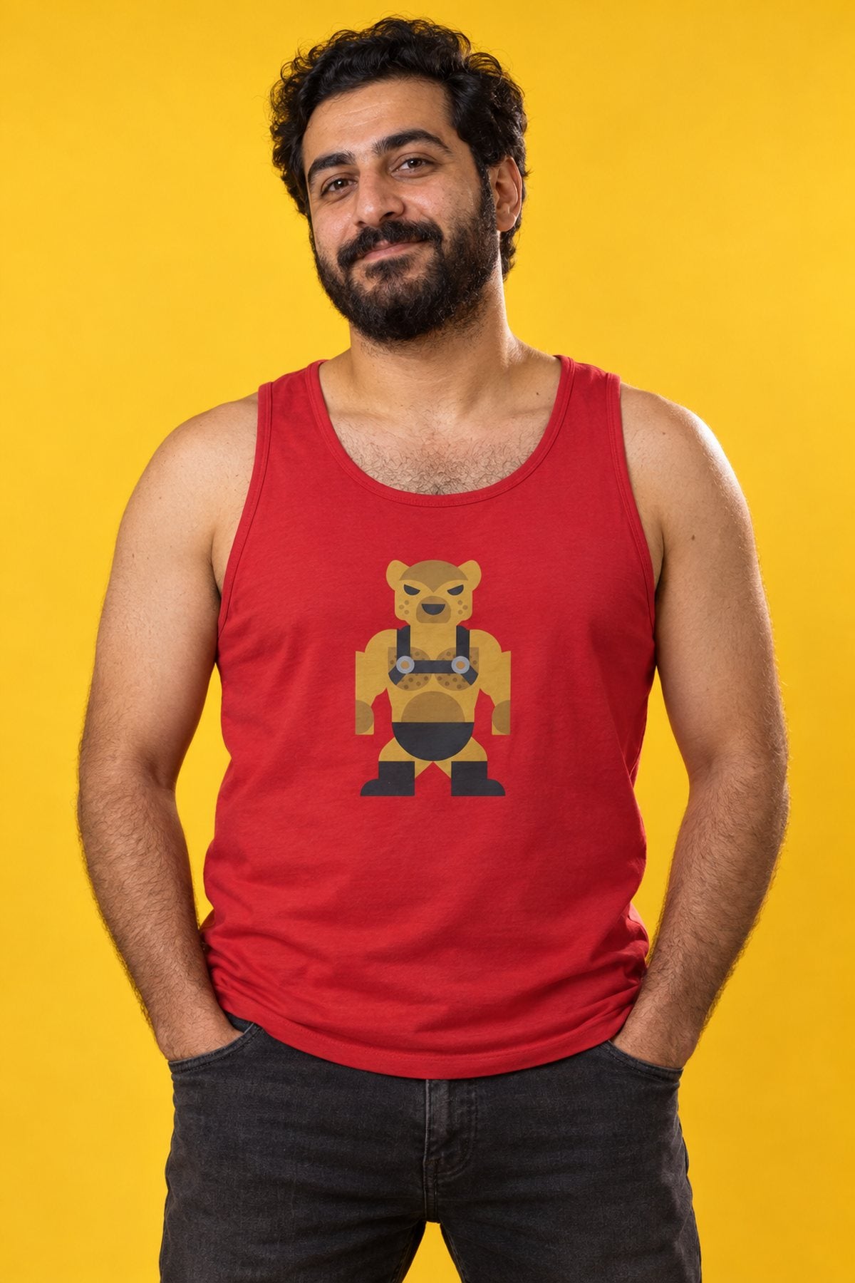 Someone wearing the Major the Bear Tank